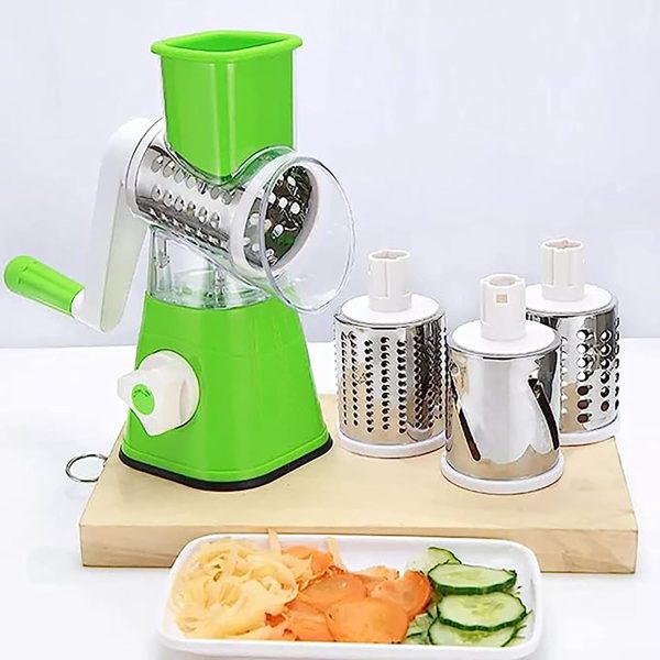 3-in-1 Multifunctional Vegetable Cutter – Slice, Dice & Grate in Seconds!